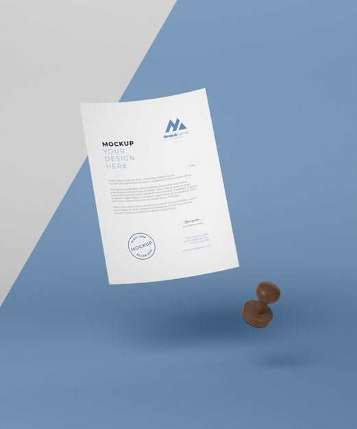 Free Paper And Seal Mock-Up Assortment Psd