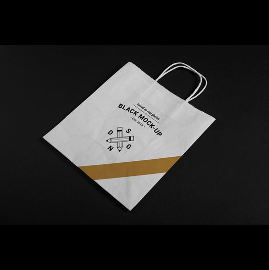 Free Paper Bag Mock Up Design Psd