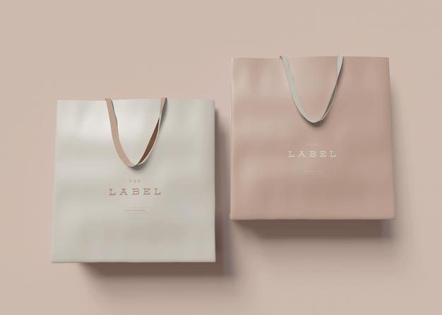 Free Paper Bag Mockup Psd