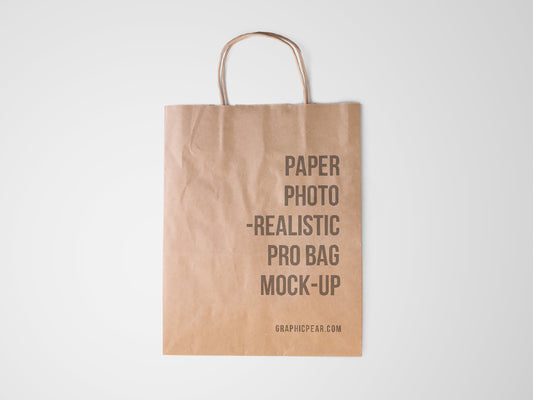 Free Paper Bag Mockup