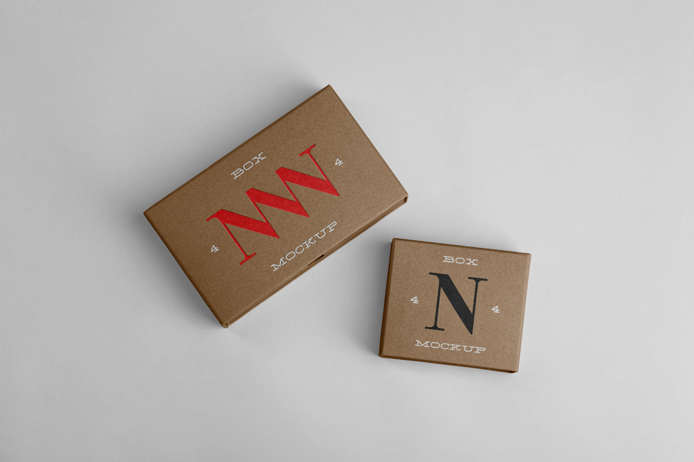 Free Paper Box Mockups