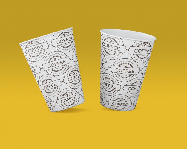 Free Paper Coffee Cup Mockup Psd