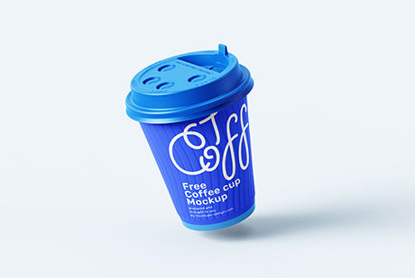 Free Paper Coffee Cup Mockup