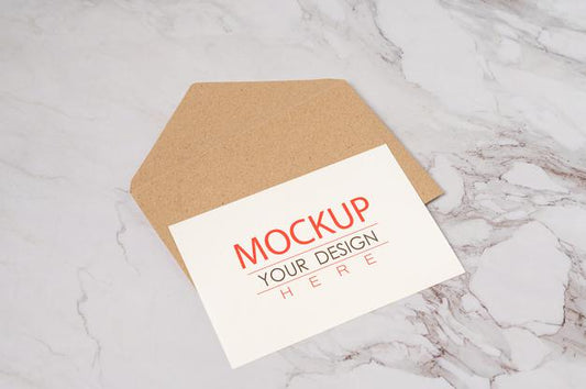 Free Paper Greeting Card Psd Mockup Psd