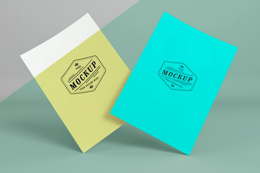 Free Paper Pop Concept Mock-Up Psd