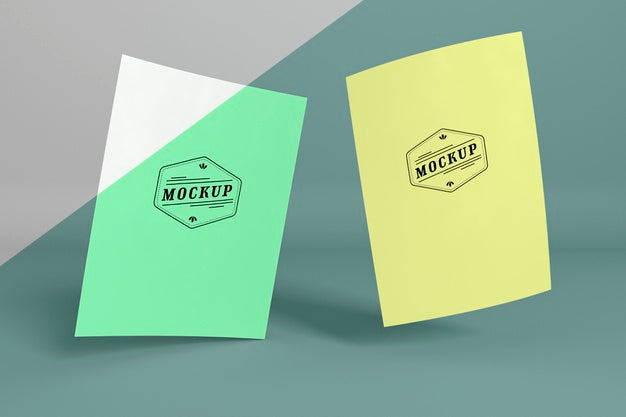 Free Paper Pop Concept Mock-Up Psd