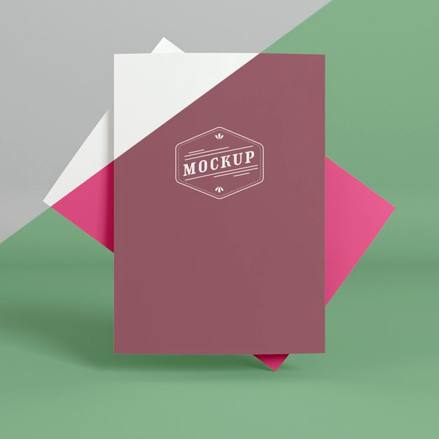 Free Paper Pop Concept Mock-Up Psd