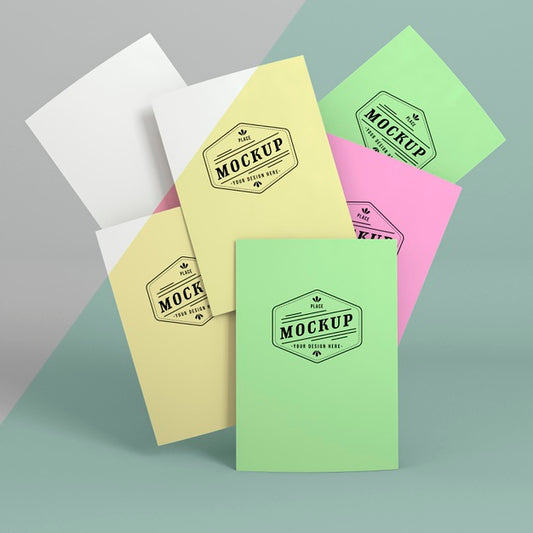 Free Paper Pop Concept Mock-Up Psd