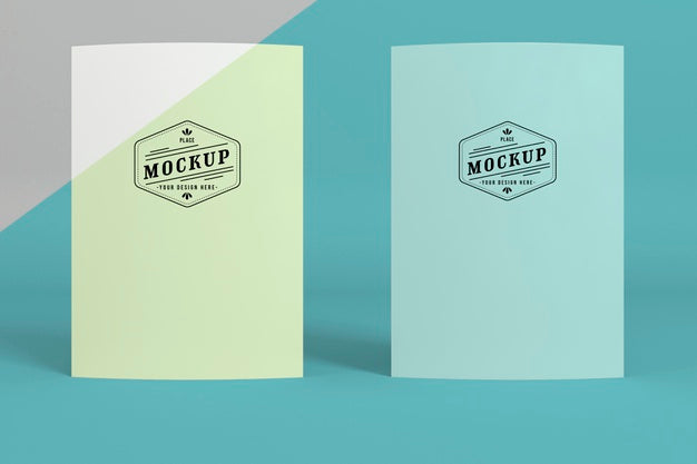 Free Paper Pop Concept Mock-Up Psd