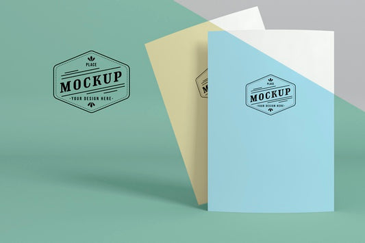 Free Paper Pop Concept Mock-Up Psd