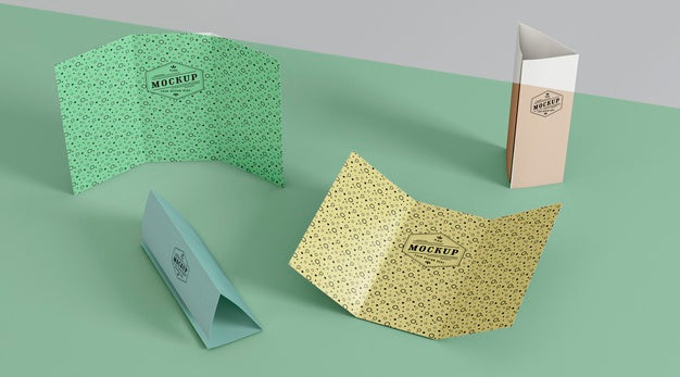 Free Paper Pop Concept Mock-Up Psd