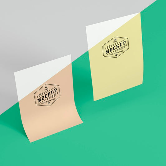 Free Paper Pop Concept Mock-Up Psd