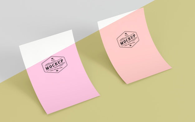 Free Paper Pop Concept Mock-Up Psd