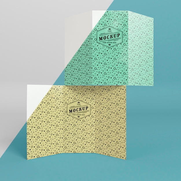 Free Paper Pop Concept Mock-Up Psd