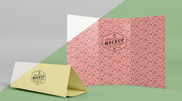 Free Paper Pop Concept Mock-Up Psd