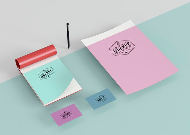 Free Paper Pop Concept Mock-Up Psd