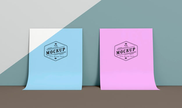 Free Paper Pop Concept Mock-Up Psd