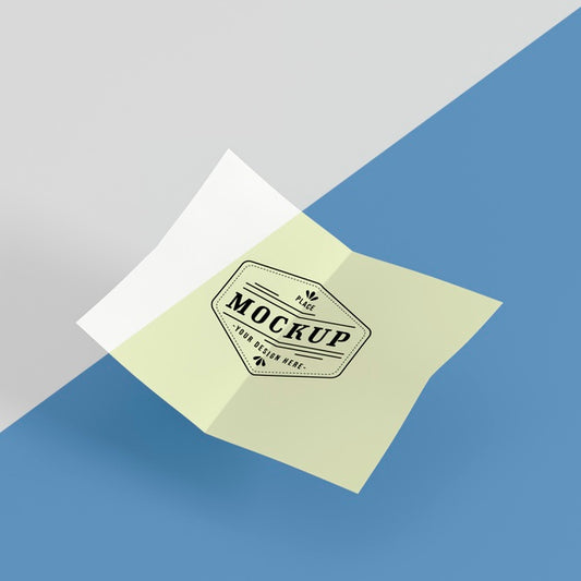 Free Paper Pop Concept Mock-Up Psd