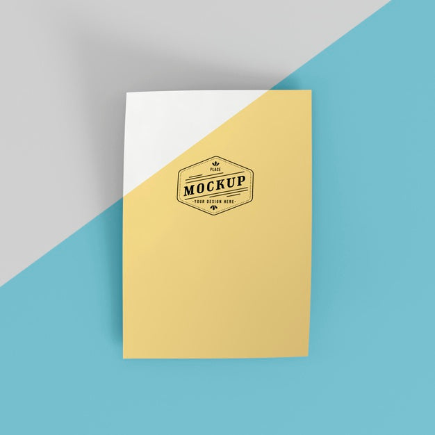 Free Paper Pop Concept Mock-Up Psd