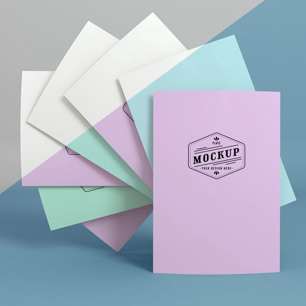 Free Paper Pop Concept Mock-Up Psd