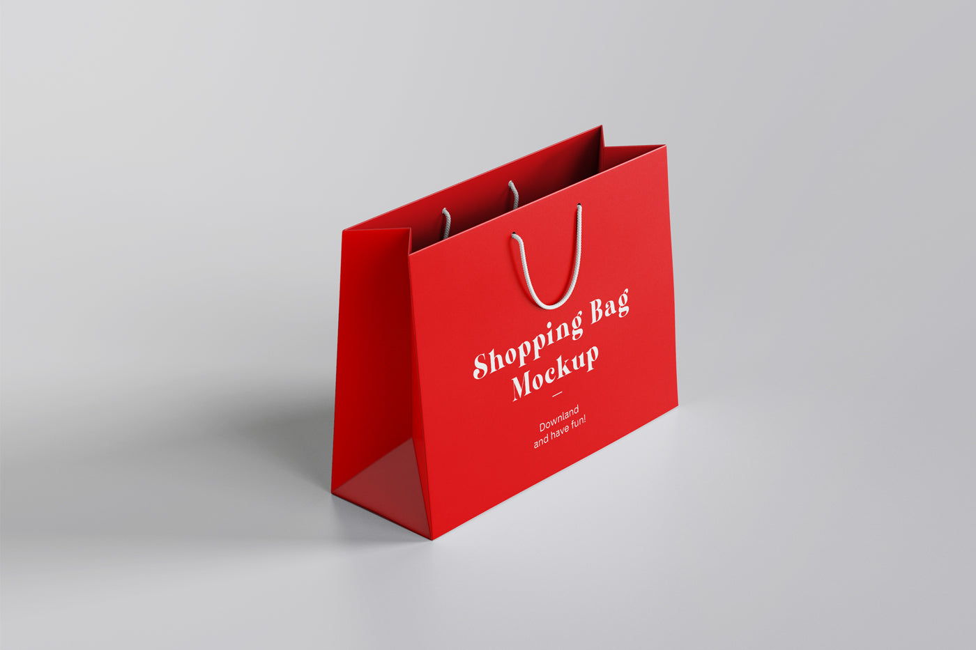 Free Paper Shopping Bag Mockup