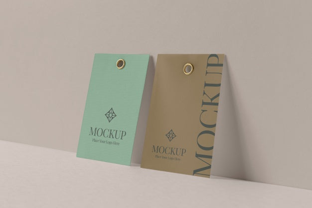 Free Paper Tag Design Mockup Psd