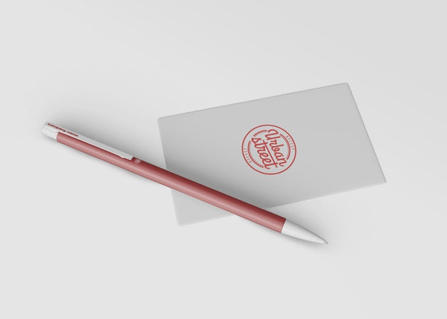 Free Pen Mockup For Merchandising Psd