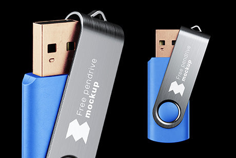 Free Pendrive Mockup