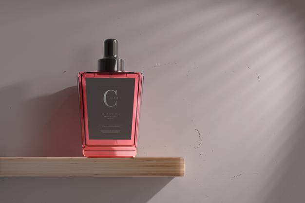 Free Perfume Bottle Mockup Psd