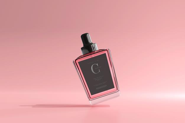 Free Perfume Bottle Mockup Psd