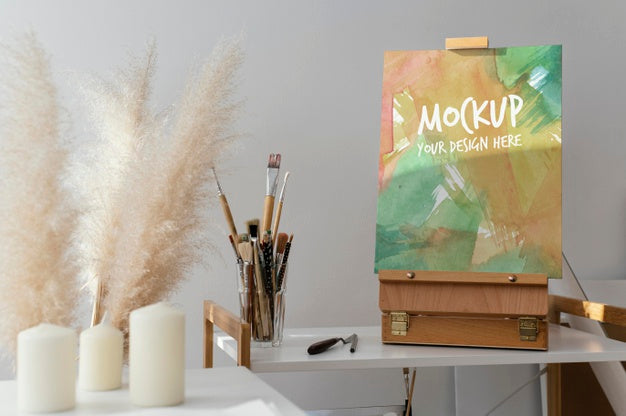 Free Person Holding A Canvas Mock-Up Psd