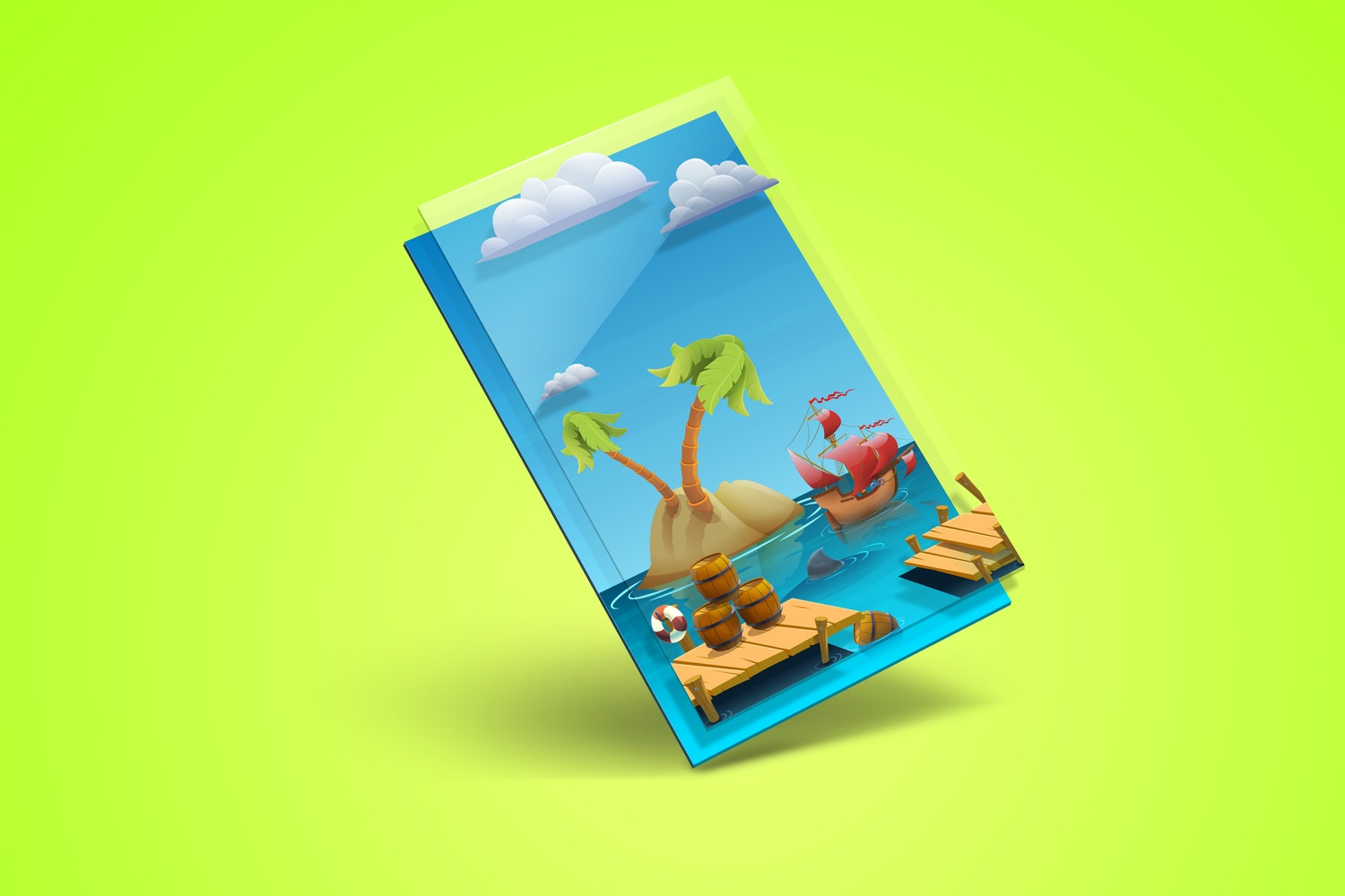 Free Perspective App Screen Mockup 01