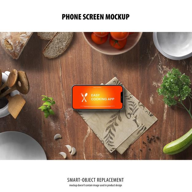 Free Phone Screen Mockup Psd