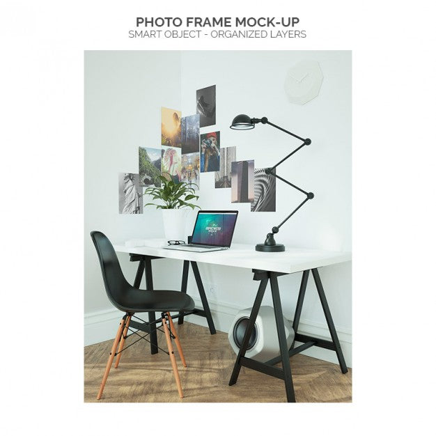 Free Photo Frame Mock-Up Psd