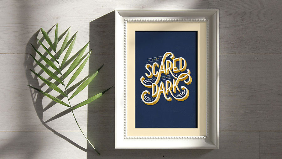 Free Photo Frame Under Natural Sunlight Mockup Psd