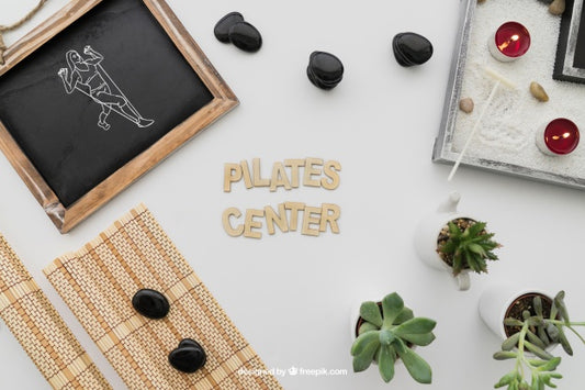 Free Pilates Composition Psd