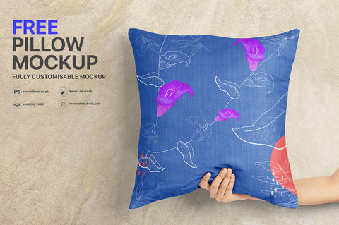 Free Pillow Mockup