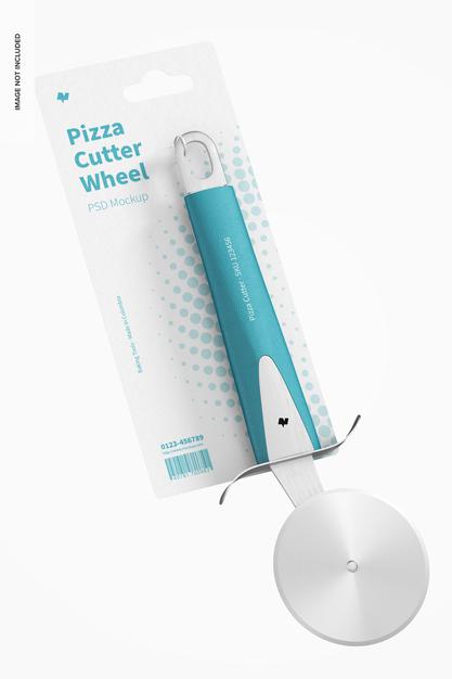 Free Pizza Cutter Wheel Mockup Psd