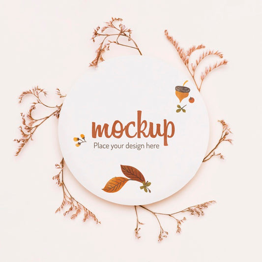 Free Plants Assortment Mock-Up Design Psd