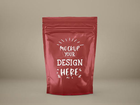 Free Plastic Bag, Foil Pouch Bag Packaging. Package For Branding And Identity. Psd