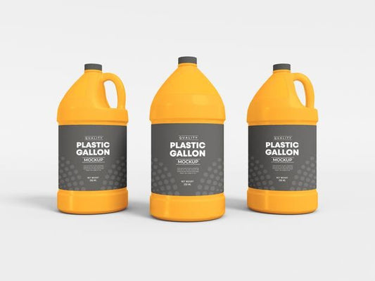 Free Plastic Gallon Mockup Psd