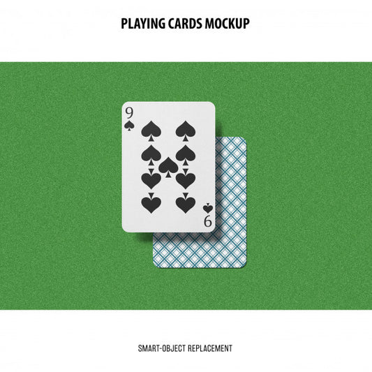 Free Playing Cards Mockup Psd