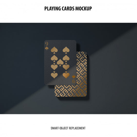 Free Playing Cards Mockup Psd