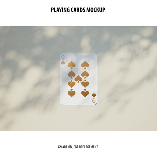 Free Playing Cards Mockup Psd