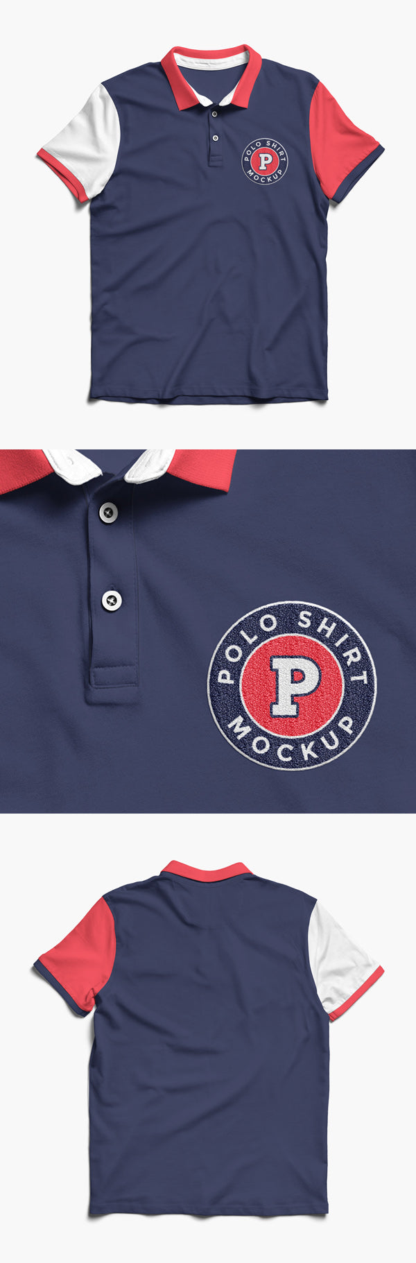 Free Polo Shirt Psd Mockup