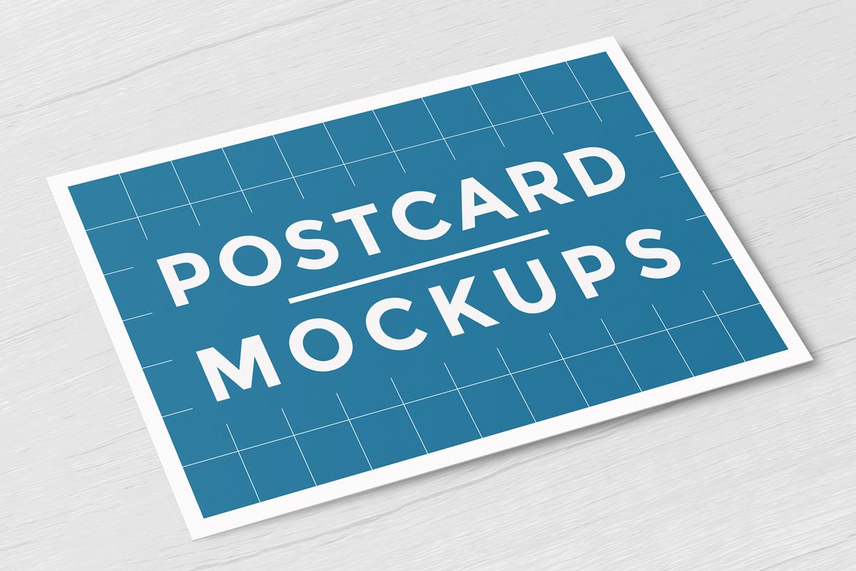 Free Postcard Mockups