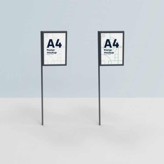 Free Poster A4 Mockup Psd Psd