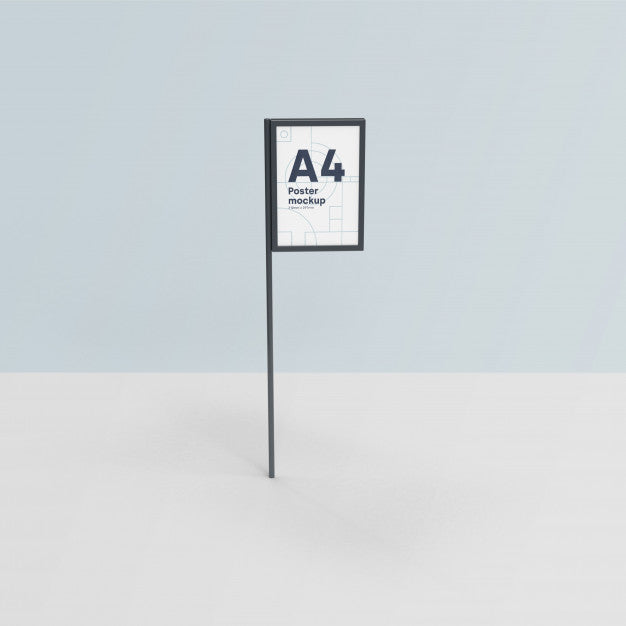 Free Poster A4 Mockup Psd Psd