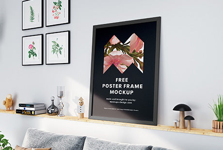 Free Poster Frame Mockup