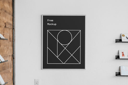 Free Poster Interior Mockup